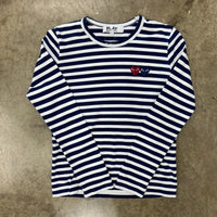 Comme des Garcons Play Heart Stripe W Medium