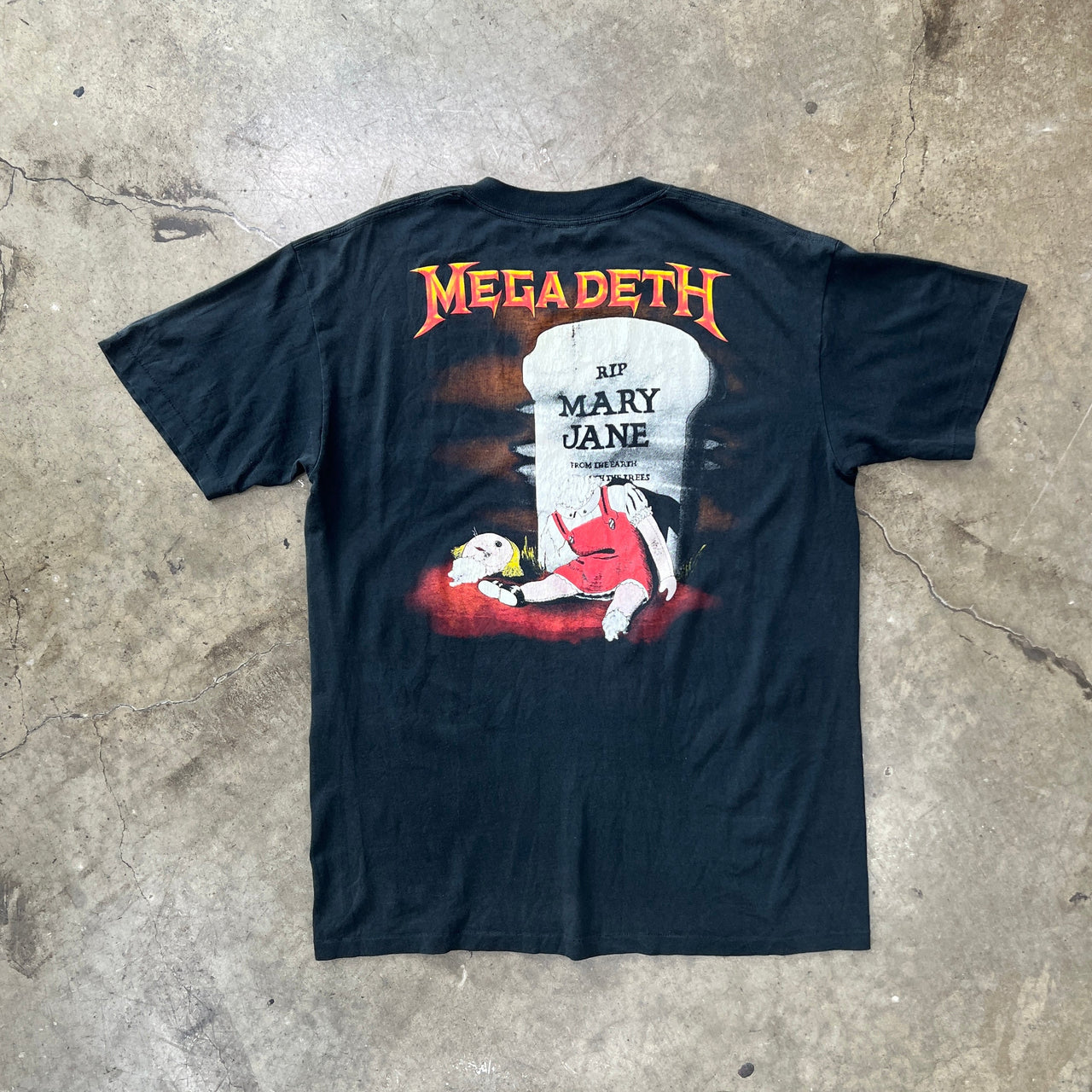 1988 Megadeth Mary Jane Tour Band Tee