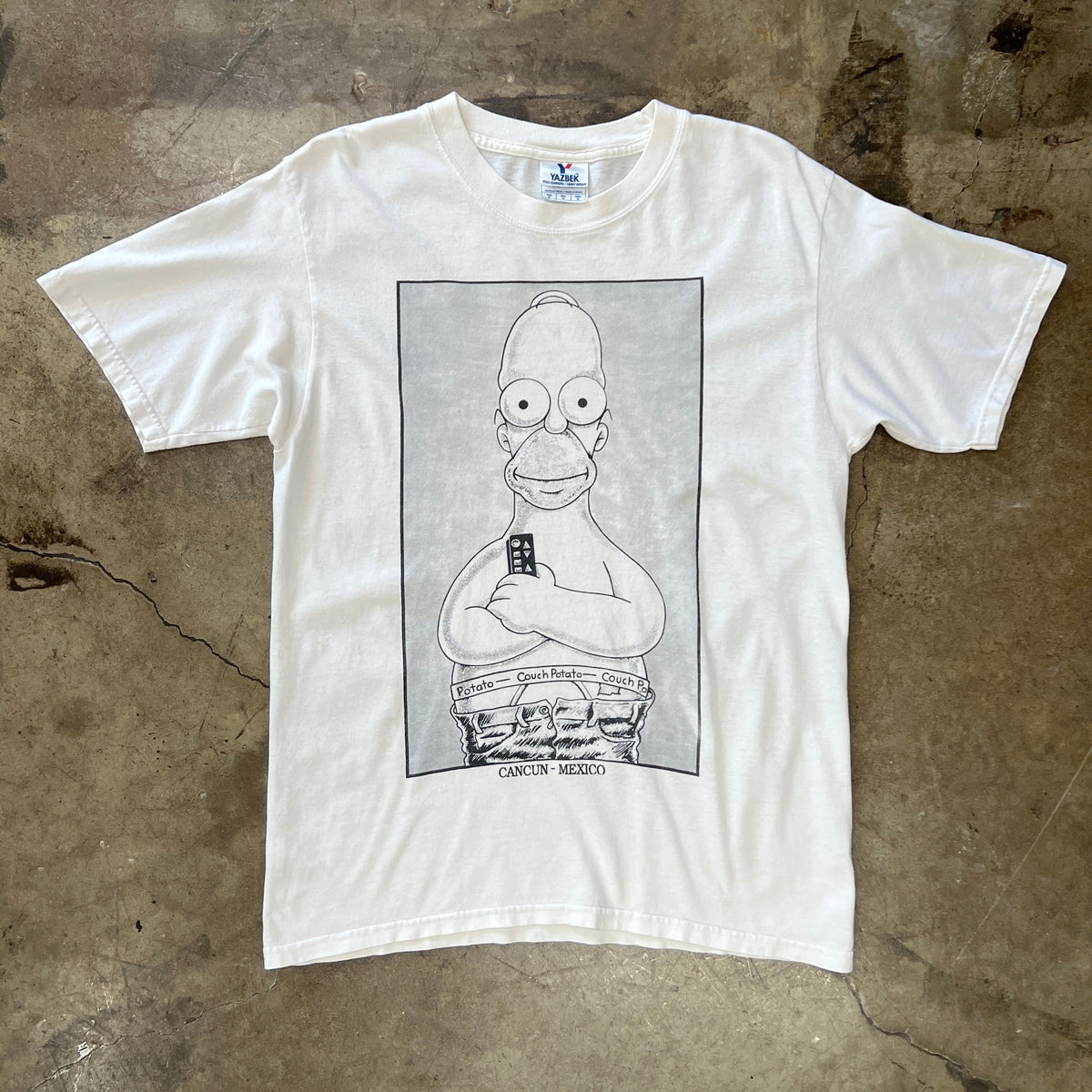 The Simpsons Homer Cancun Mexico Vacation Tee