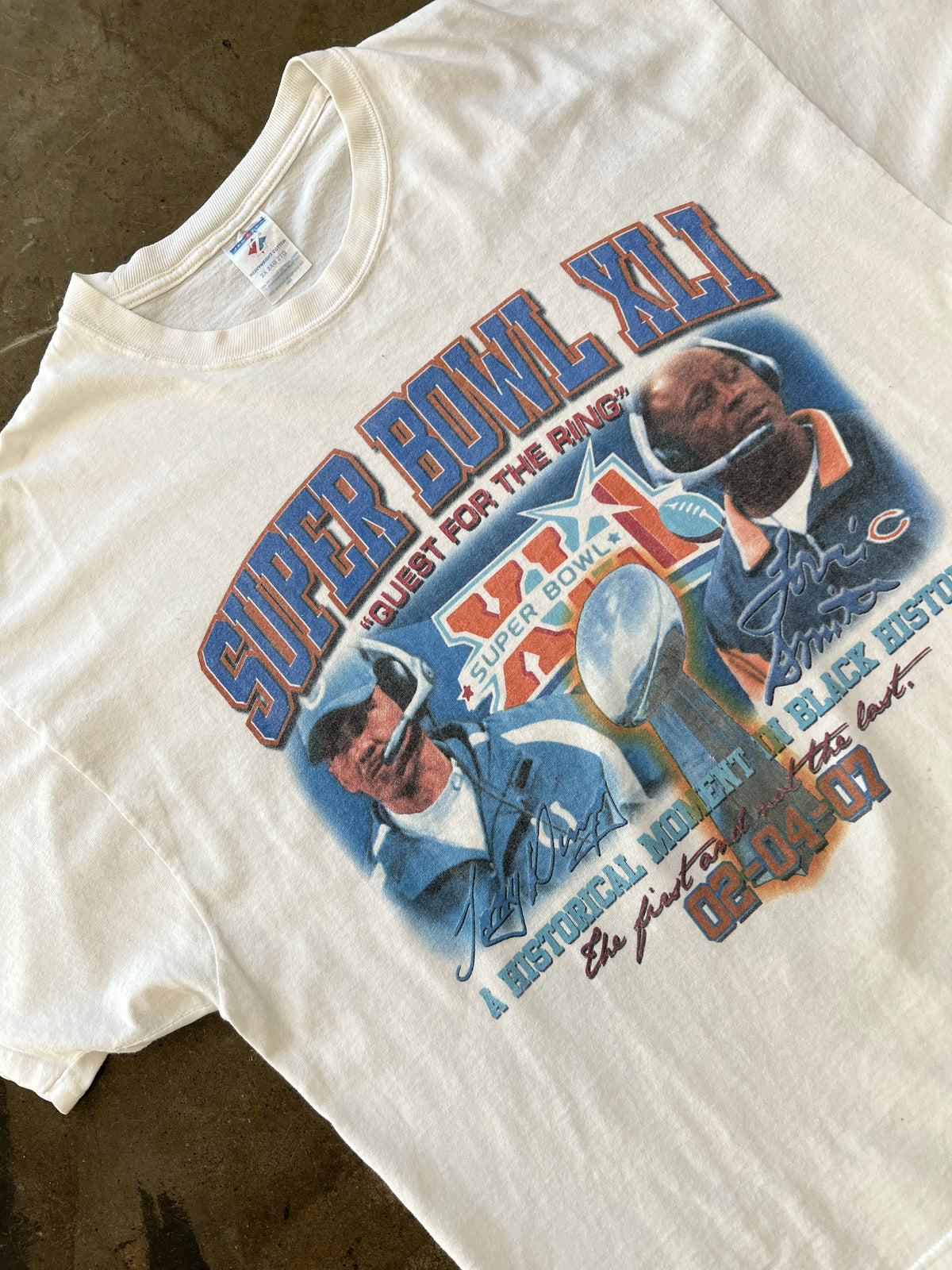 NFL Quest for the Ring Super Bowl XLI Tee