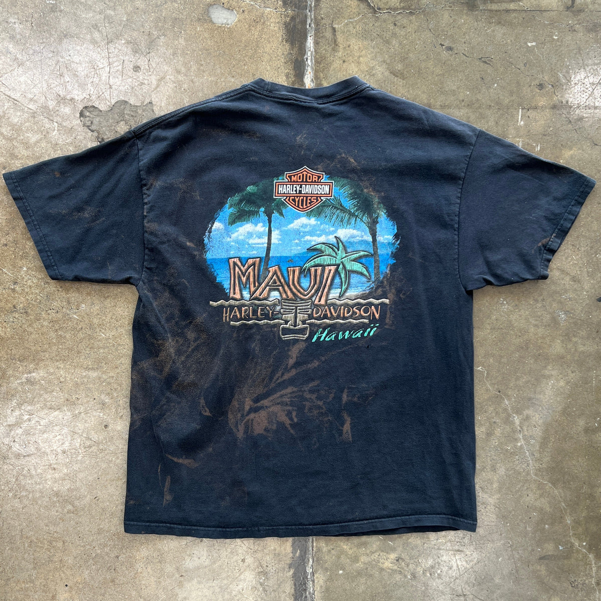 2003 Harley Davidson Maui Hawaii Motorcycle Tee