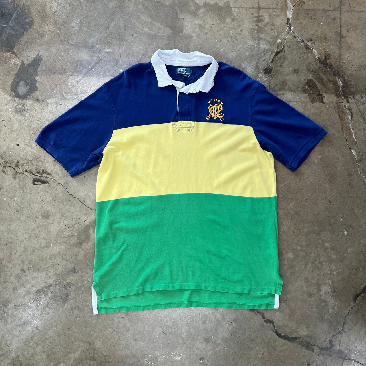 90s Ralph Lauren Polo Stripe Multi Color Shirt