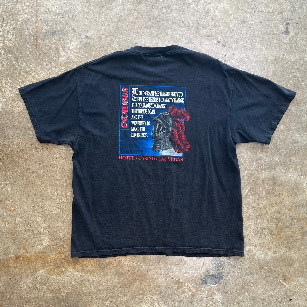 Excalibur Las Vegas Lord Grant Me the Serenity Gambling Vacation Tee