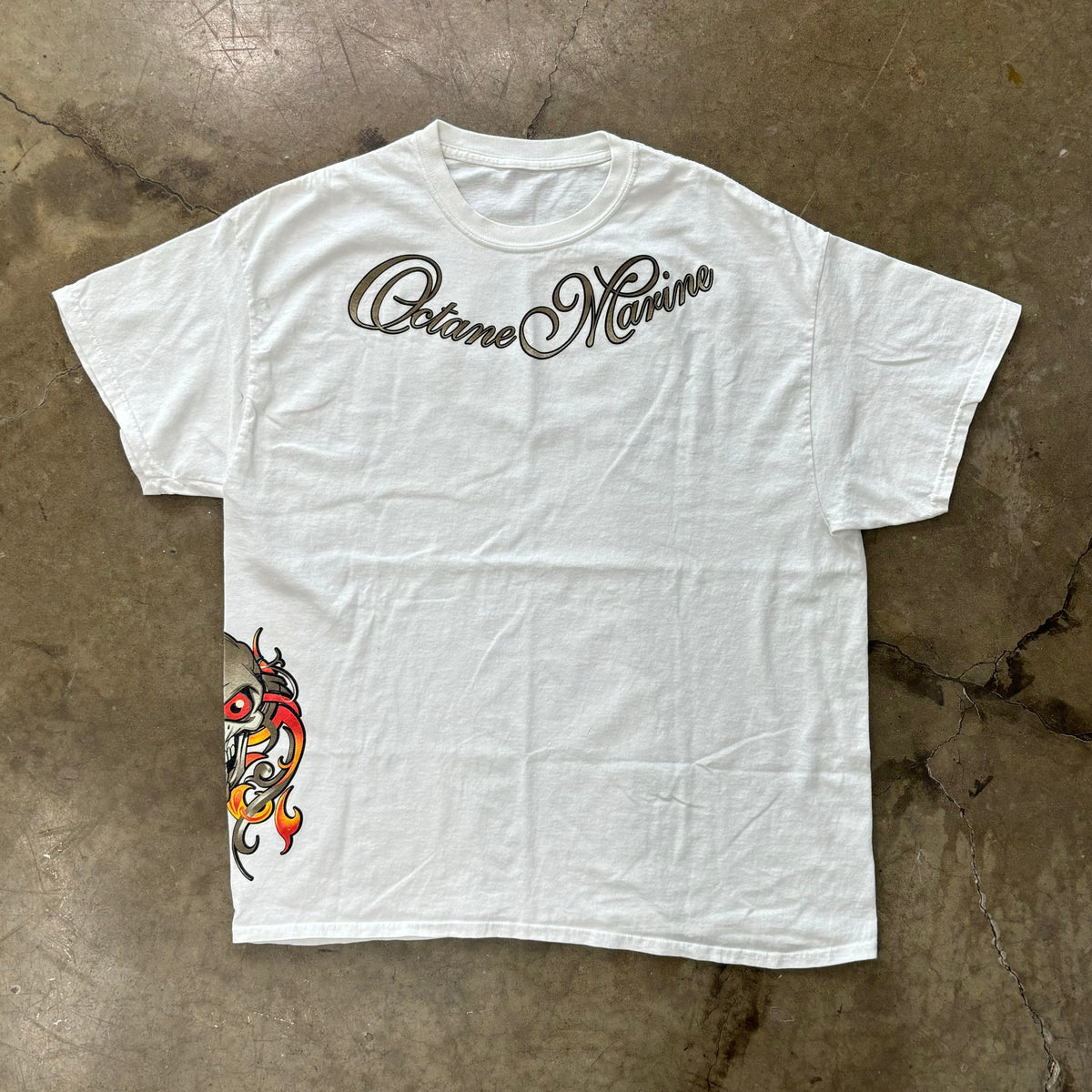 Octane Marine Wrapped Skull Graphic Tee