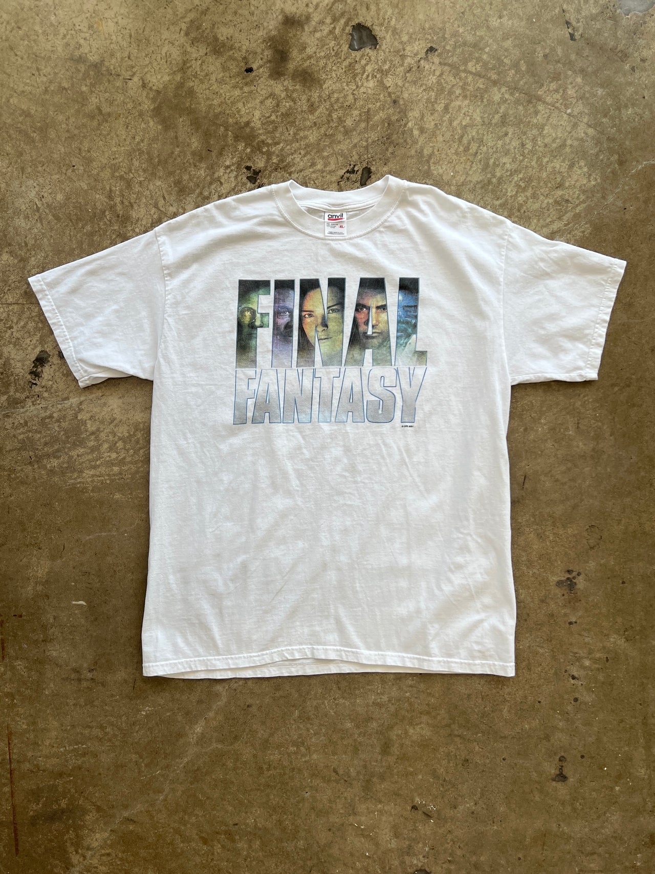 Y2K 2001 Final Fantasy: The Spirits Within Video Game Tee