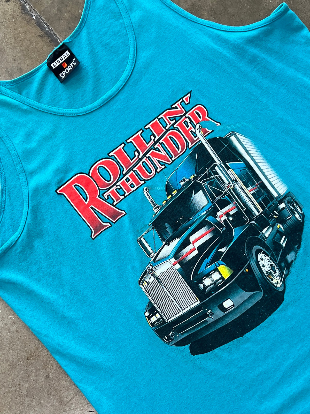 Rollin Thunder Trucker 18-Wheeler Tank Tee
