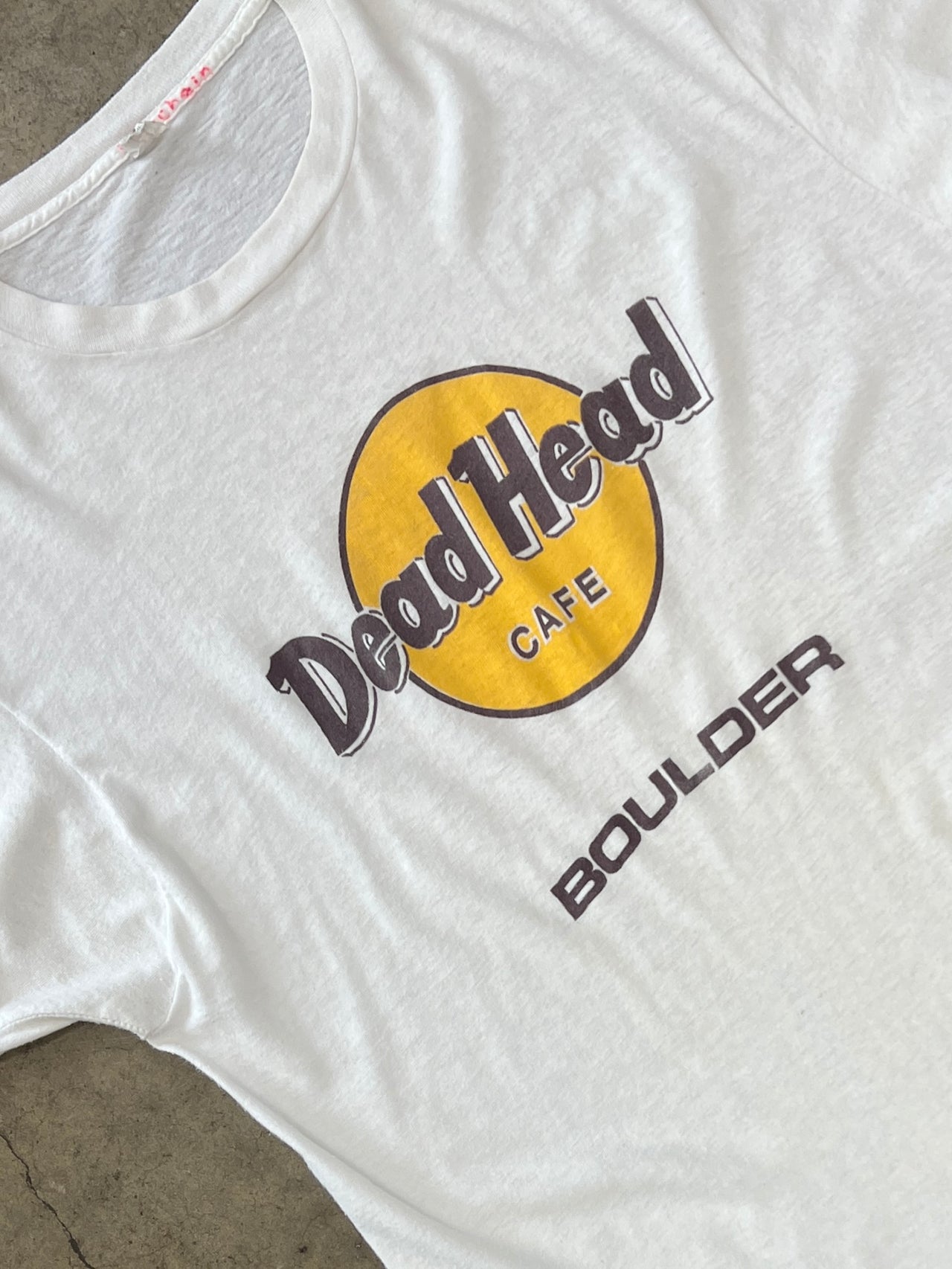80s Grateful Dead Hard Rock Dead Head Cafe Single Stitch Tee