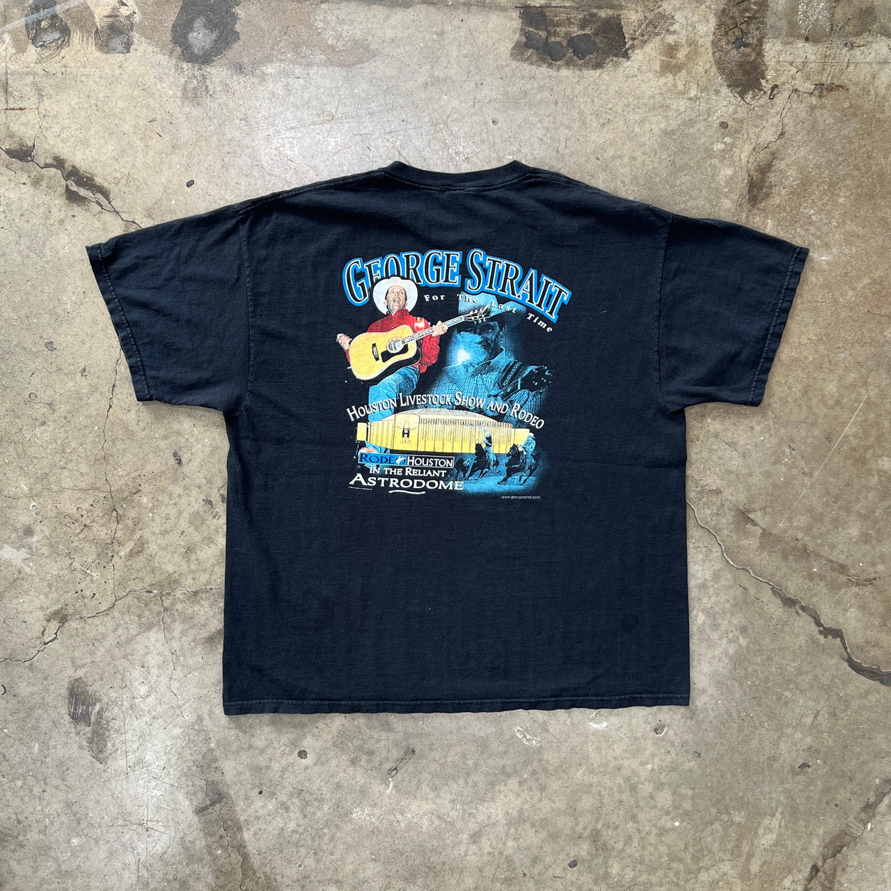 2002 George Strait For The Last Time Tee