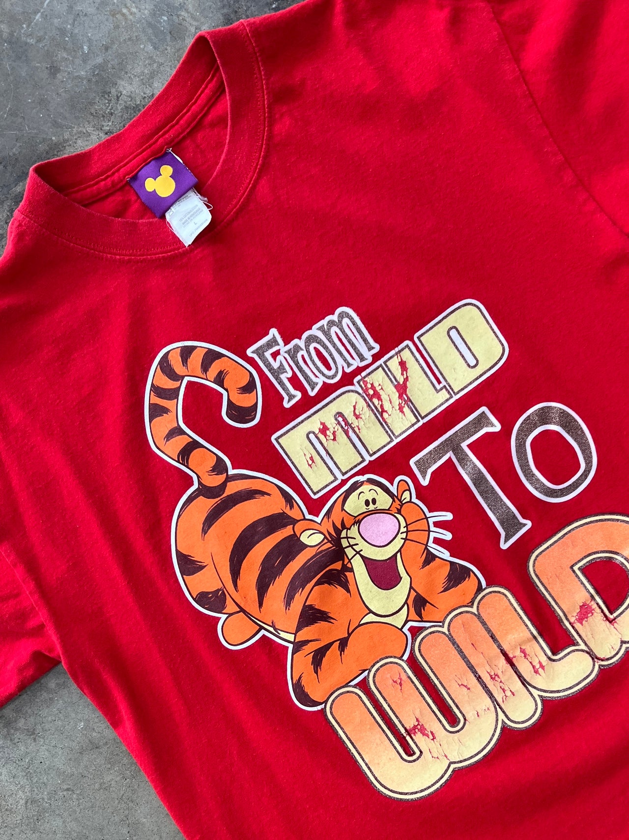 90s Disney Winnie the Pooh Tiger Mild to Wild Tee
