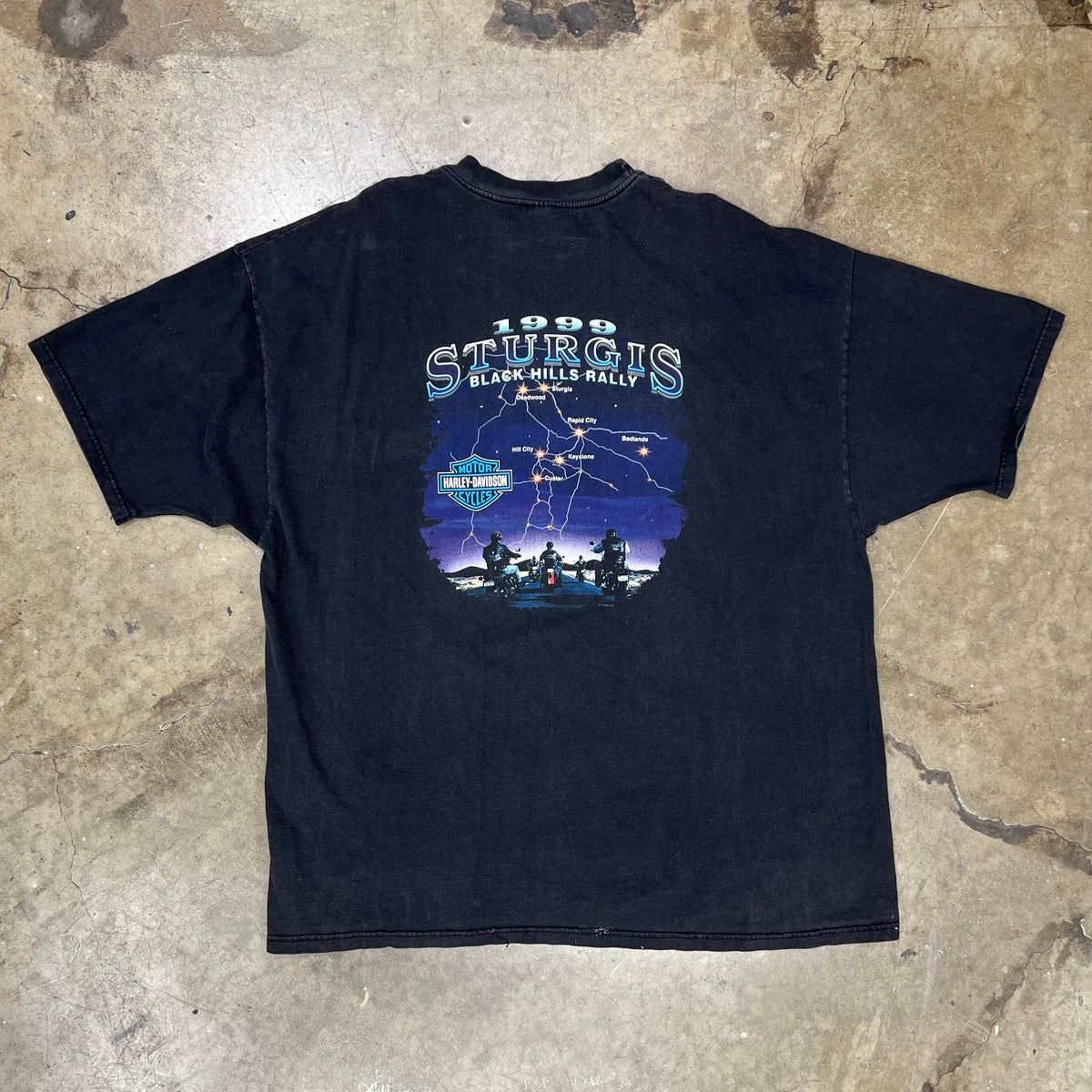 1999 Harley Davidson Black Hills Rally 59 Tee
