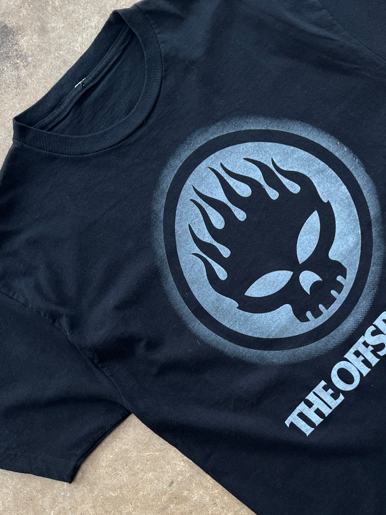 2000s The Offspring Skull Logo Tee