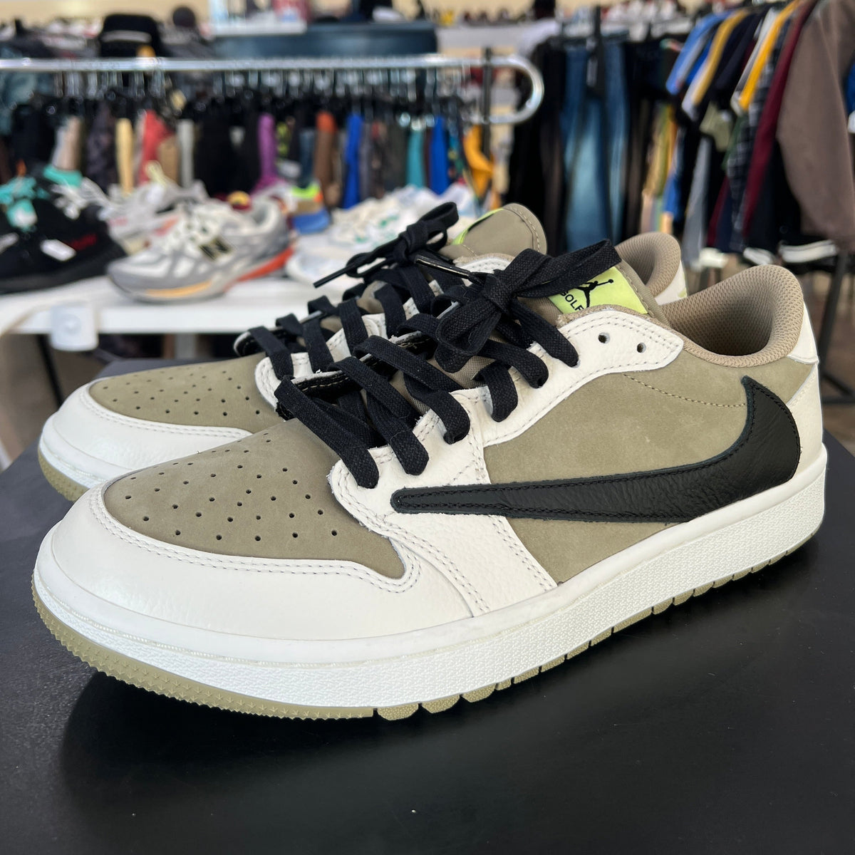 Air Jordan 1 Low Golf Travis Scott Olive (2023)