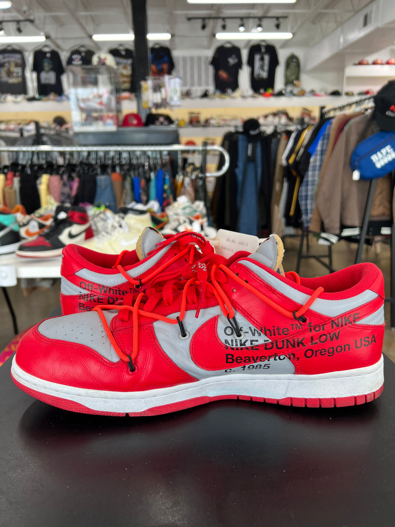 Nike Dunk Low Off White University Red (2019)