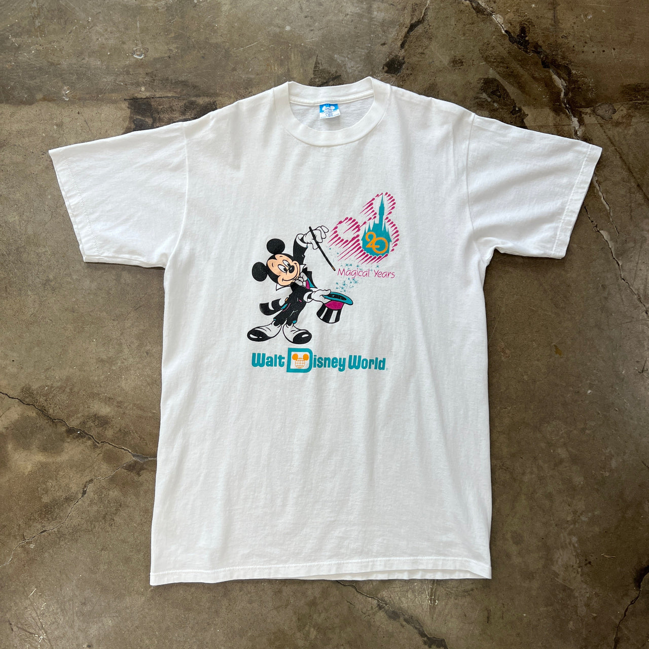 90s Walt Disney World 20 Magical Years Mickey Mouse Tee