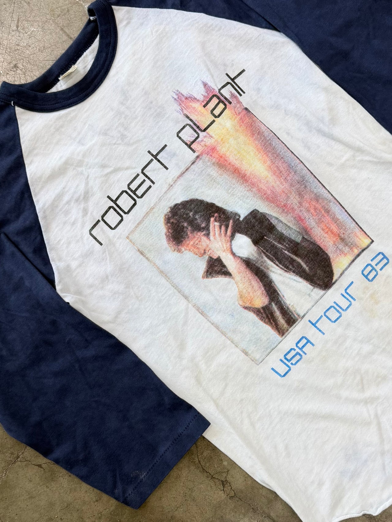 1983 Robert Plant USA Tour Raglan