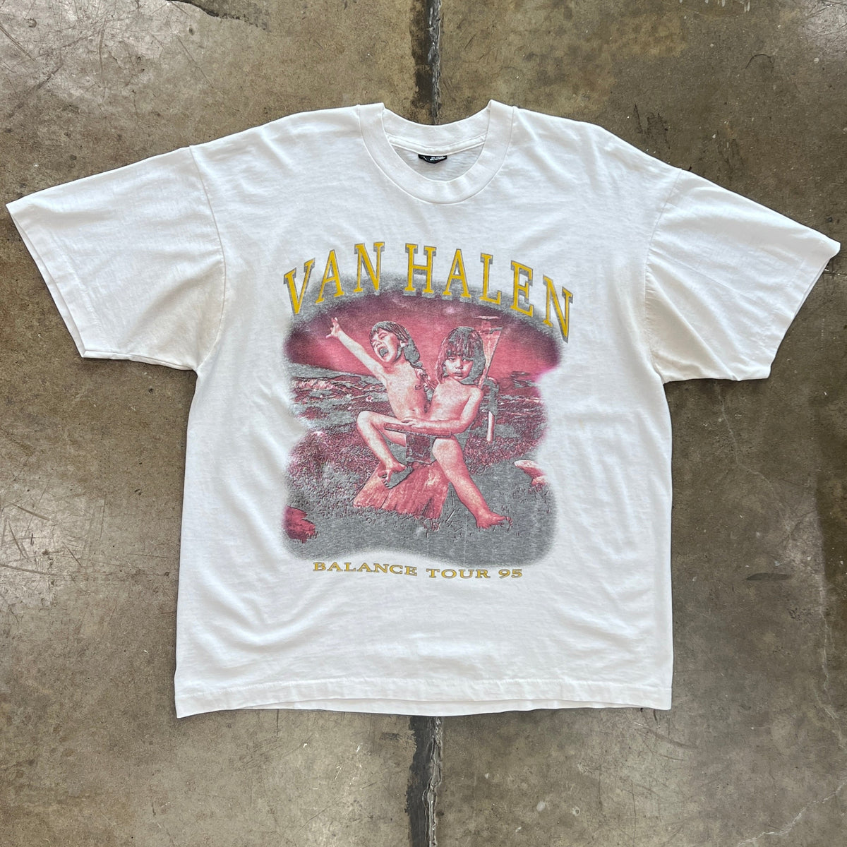 1995 Van Halen Balance Tour Rock Band Tee