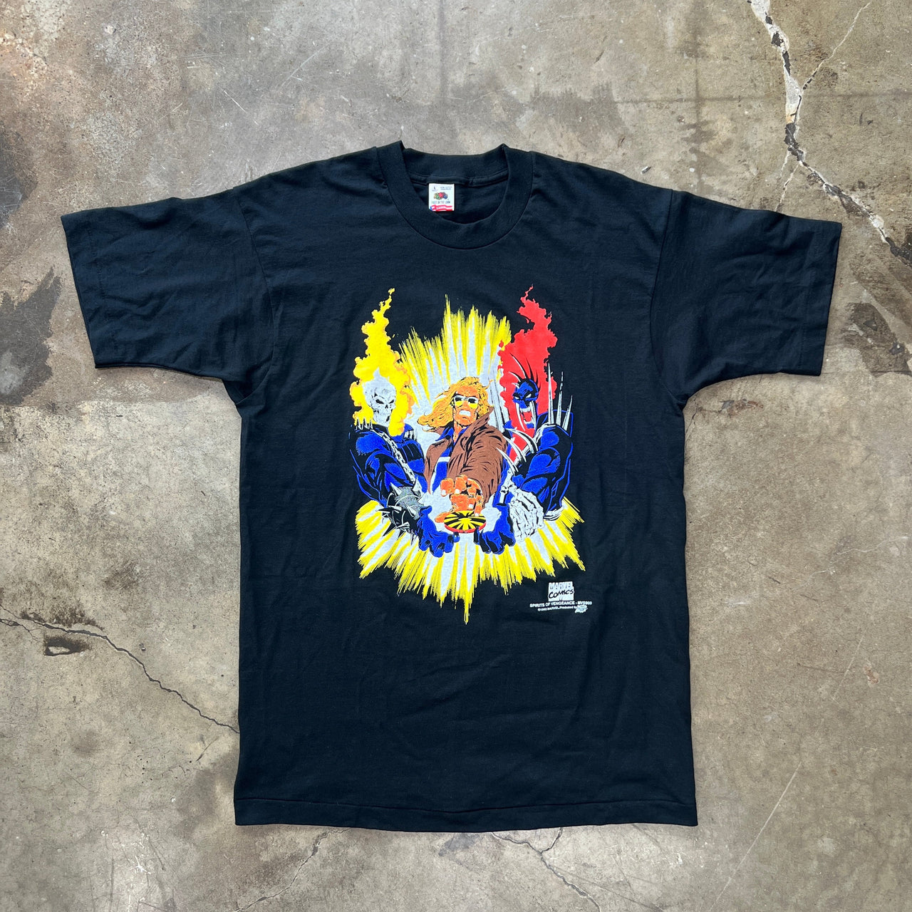 1993 Marvel Ghost Rider Spirits of Vengeance Comic Tee