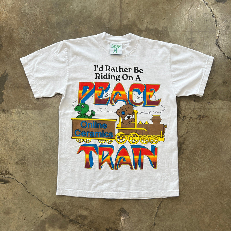 Online Ceramics Peace Train Tee Sz. Small