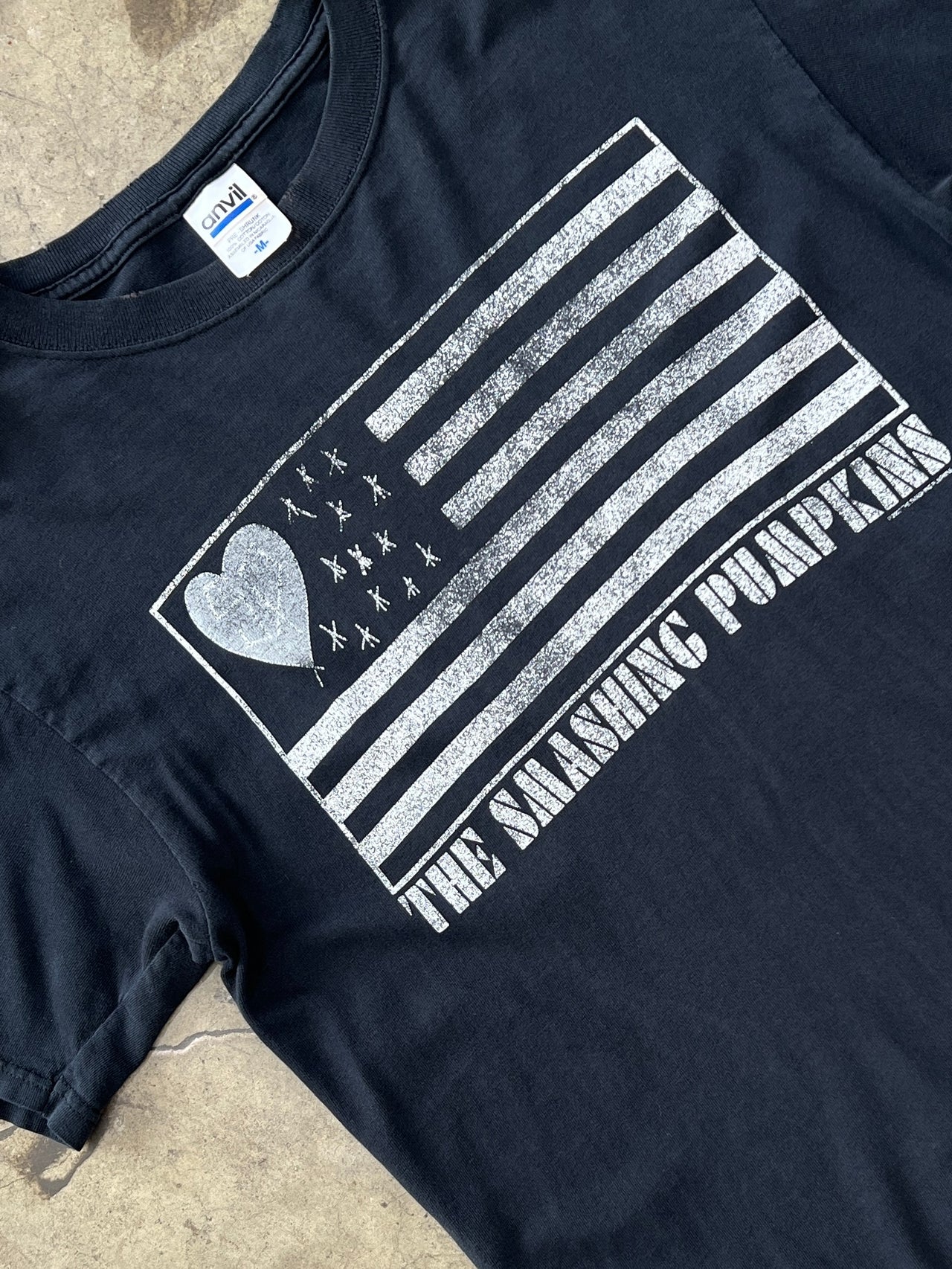 2007 Smashing Pumpkins American Flag Tee