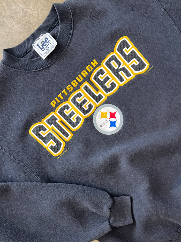 NFL Pittsburgh Steelers Lee Sport Tag Crewneck