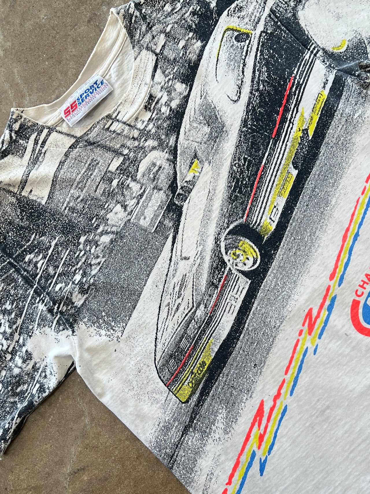 AOP 80s NHRA Championship Drag Racing Single Stitch Tee