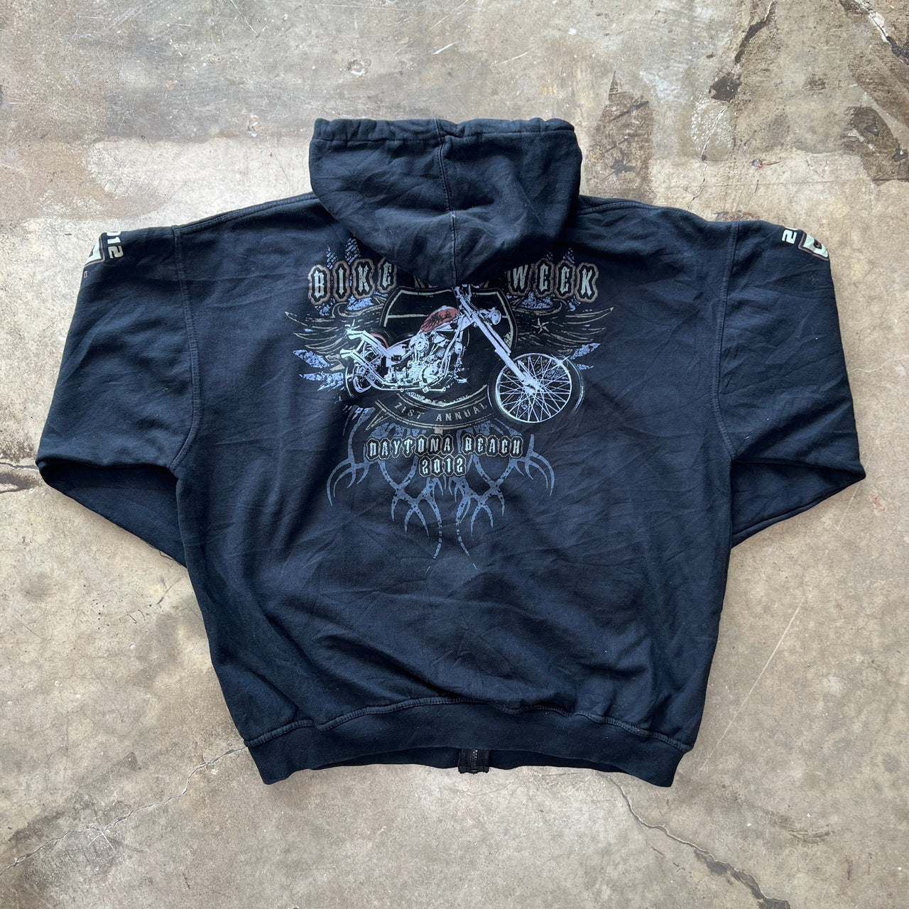 Bike Week Daytona Beach Zip Up Hoodie