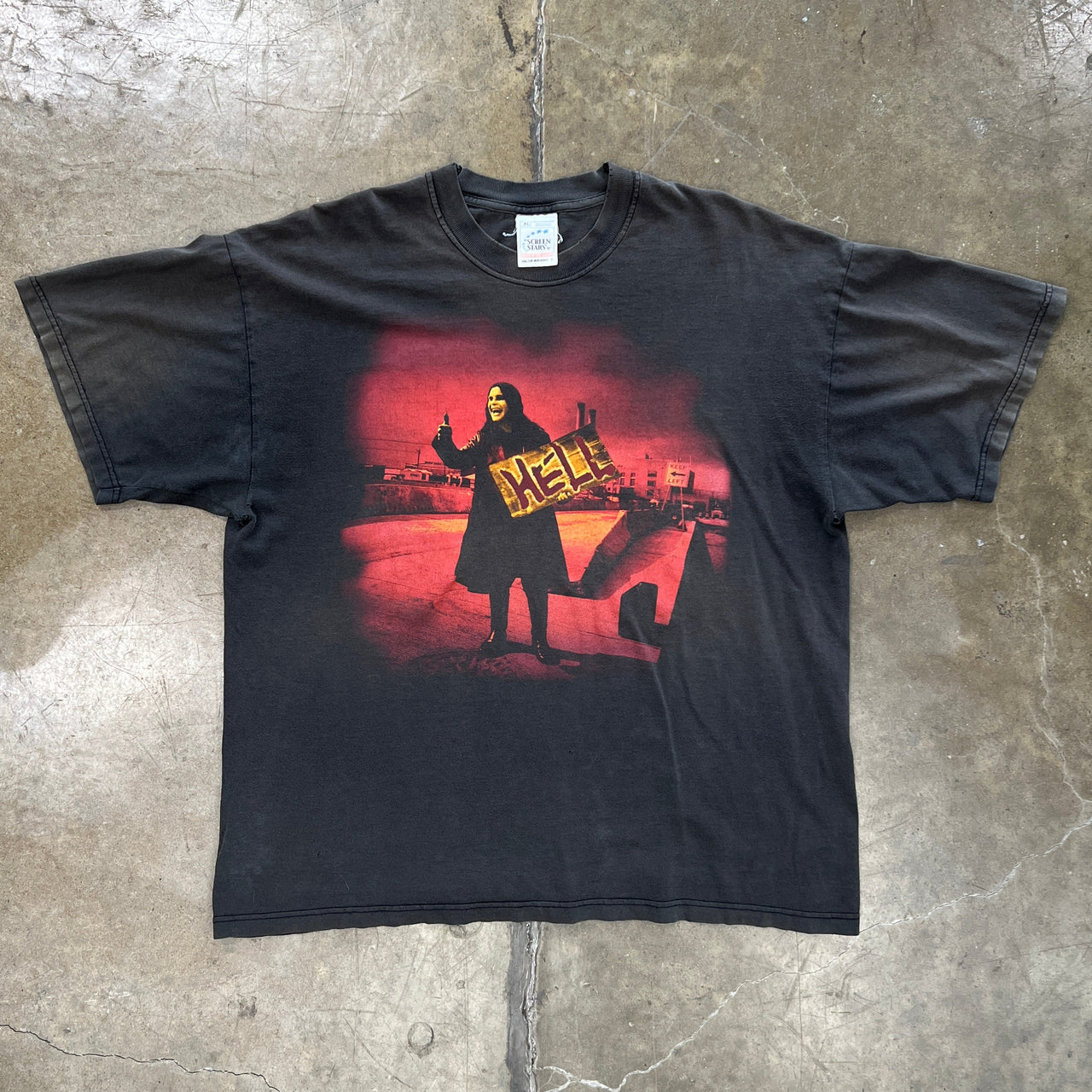 1997 Ozzy Osbourne Hell Hitchhiking Tee