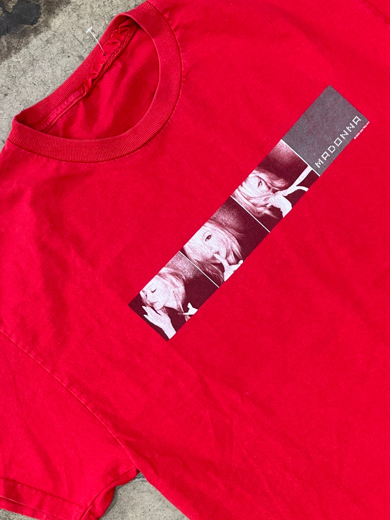 2001 Madonna Drowned World Tour New York Tee