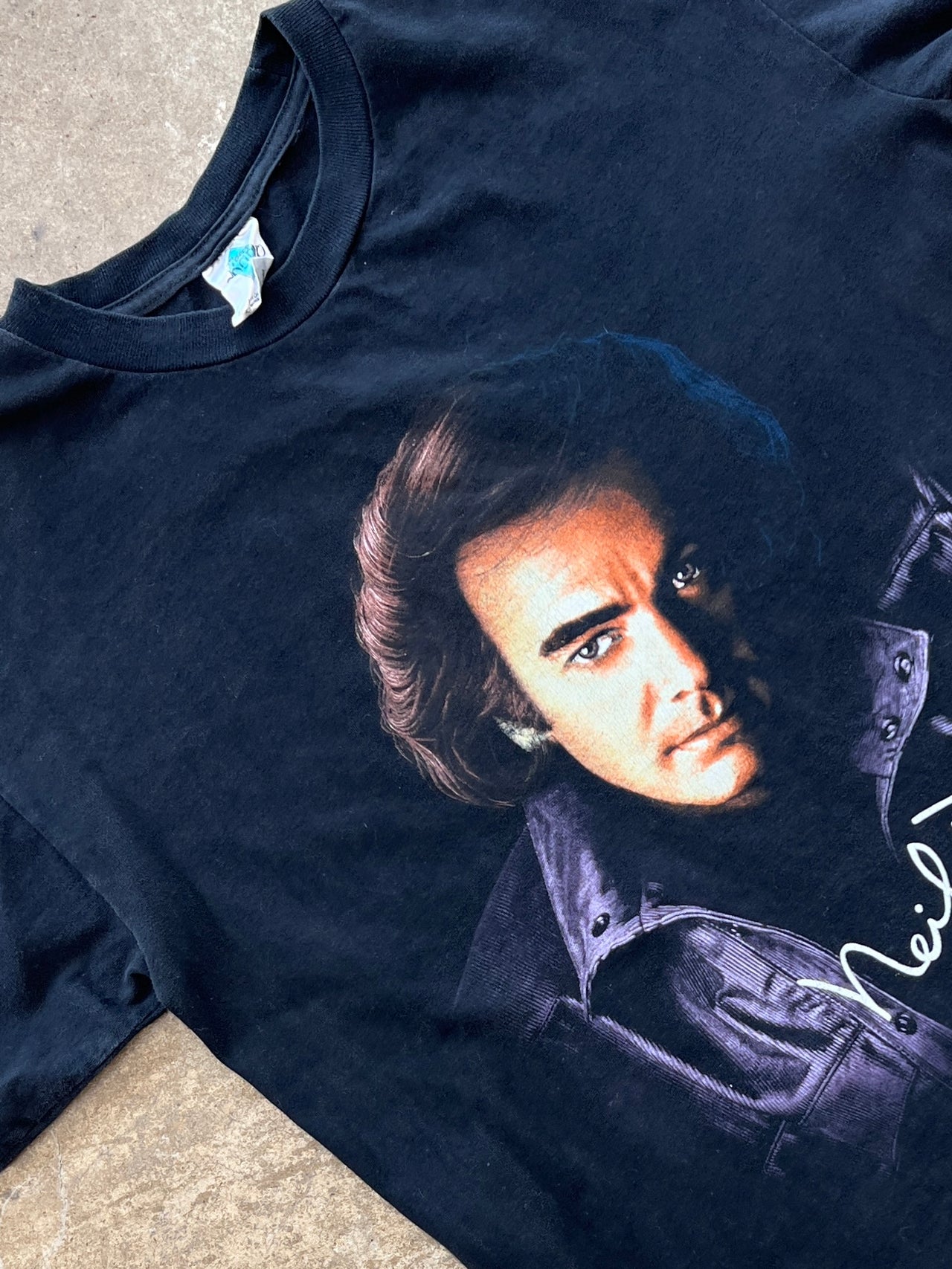 1996 Neil Diamond The Champs Tag Big Face Tee