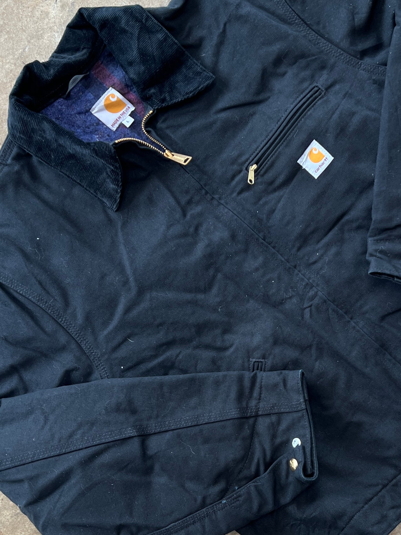 90s Carhartt J001 MiUSA Work Jacket Large