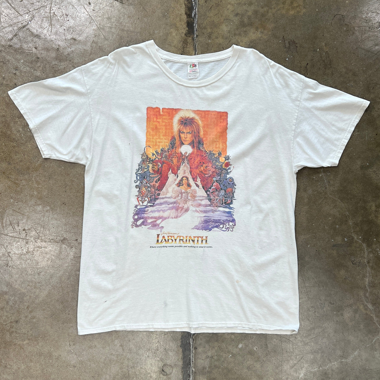 Labyrinth Movie Promo David Bowie Tee
