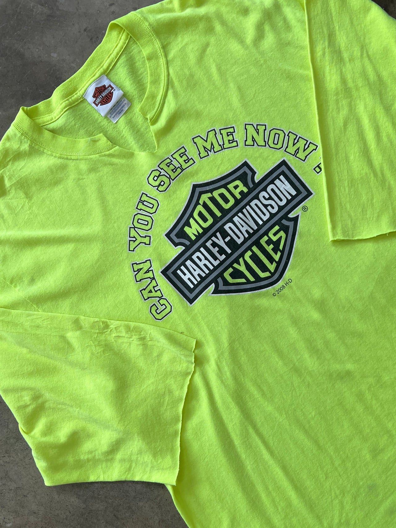 2008 Harley Davidson See Me Now Motorcycle Tee