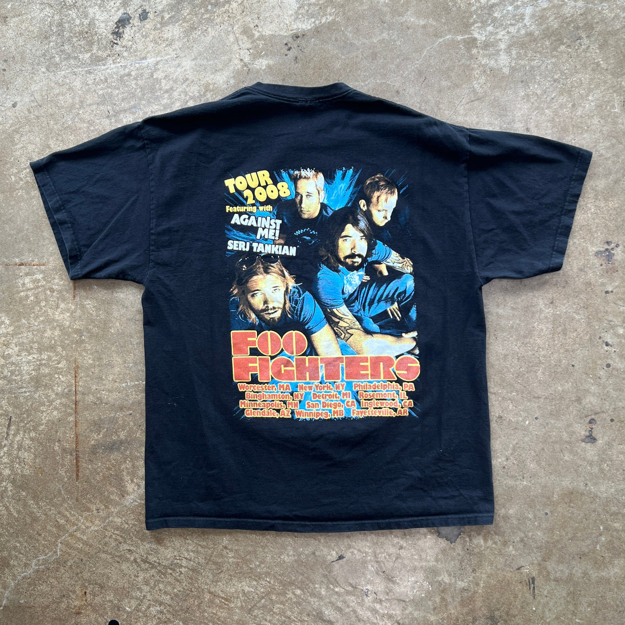 Foo Fighters RAP Tour Boot Tee