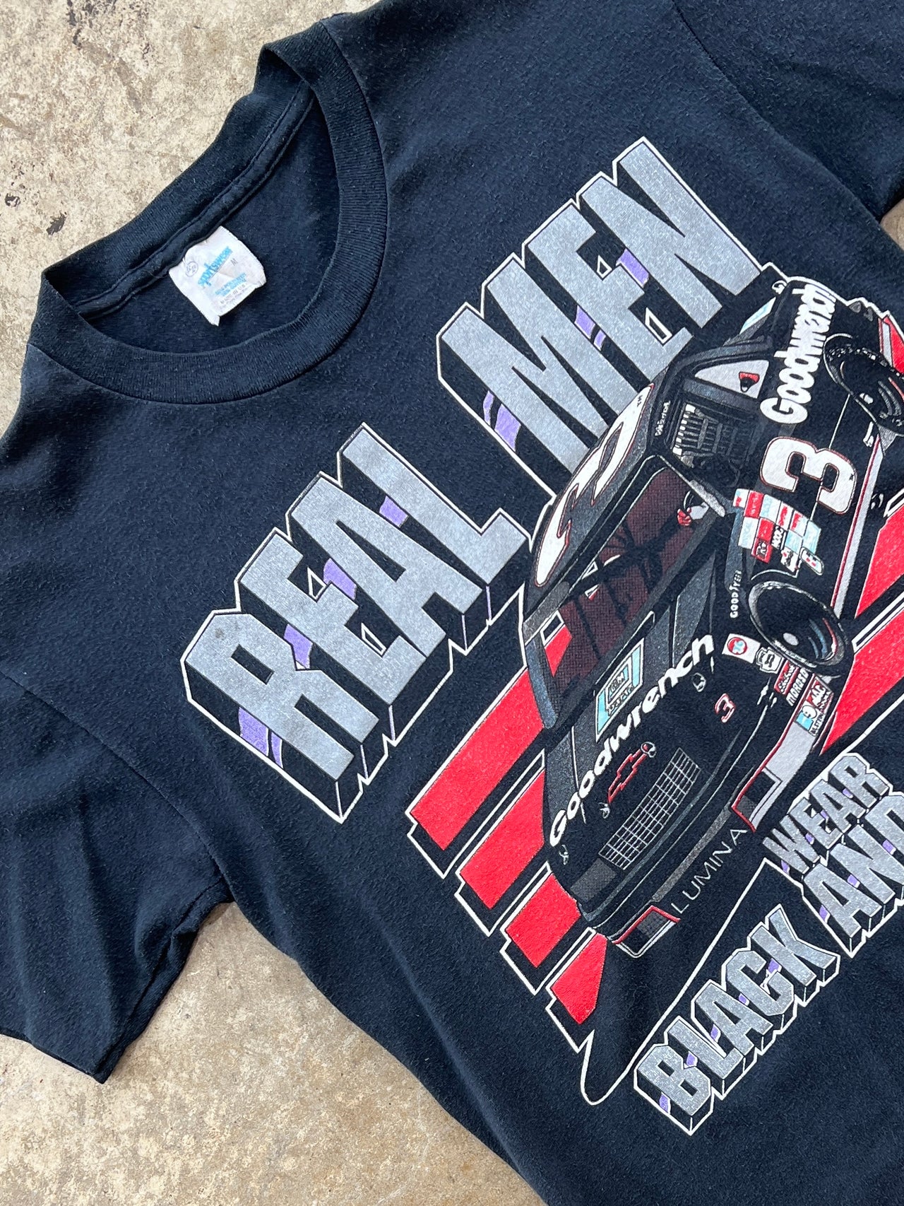 1990 Real Men Goodwrench Racing Tee Single Stitch Tee