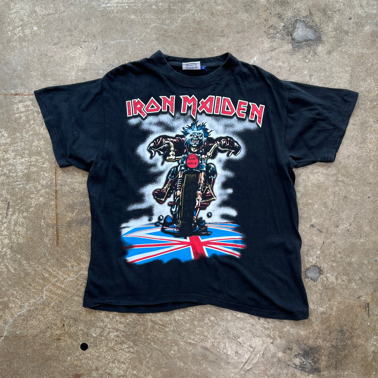 90s Iron Maiden Motorcycle Don't Walk Tee