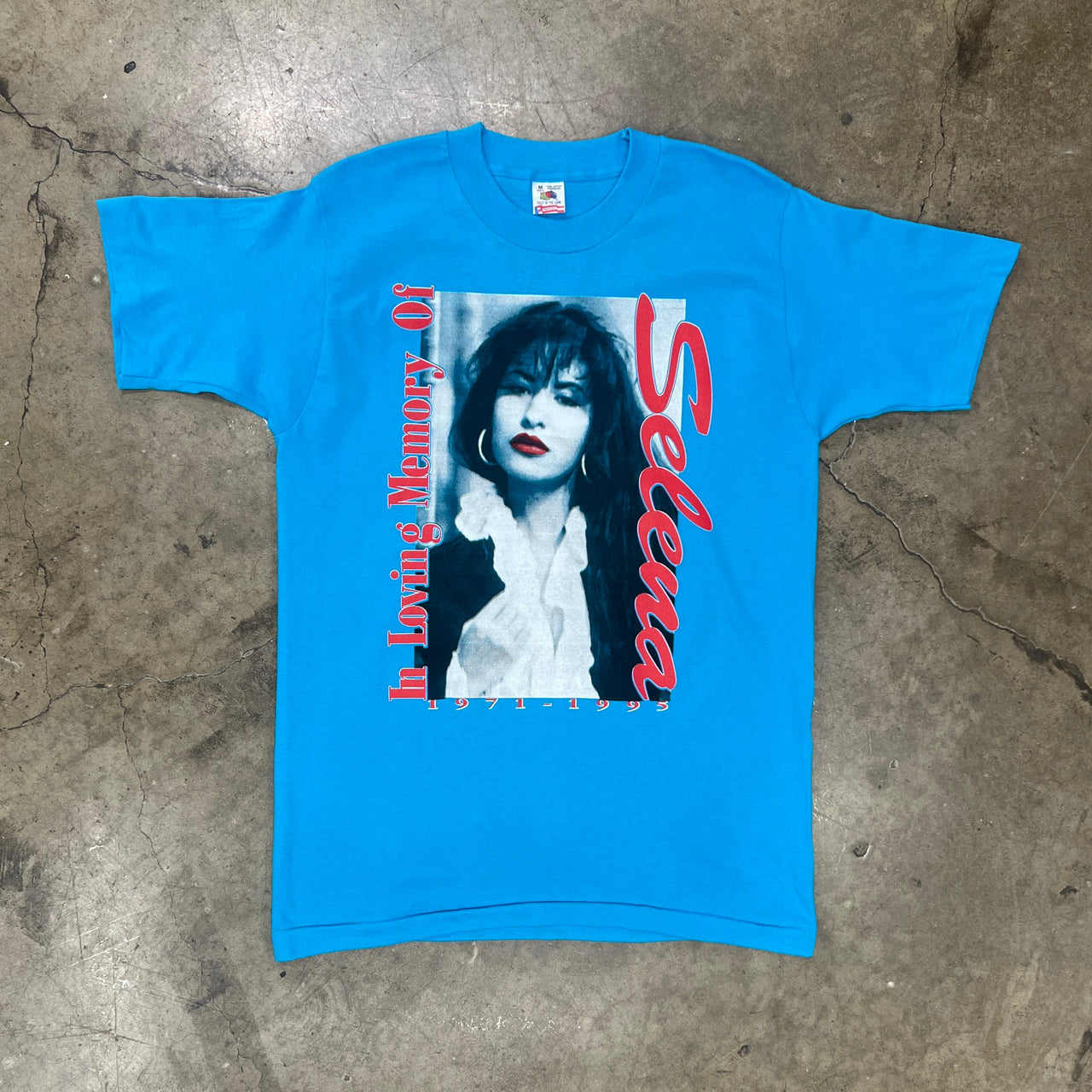 1995 In Loving Memory Selena Quintanilla Memorial Tee Single Stitch