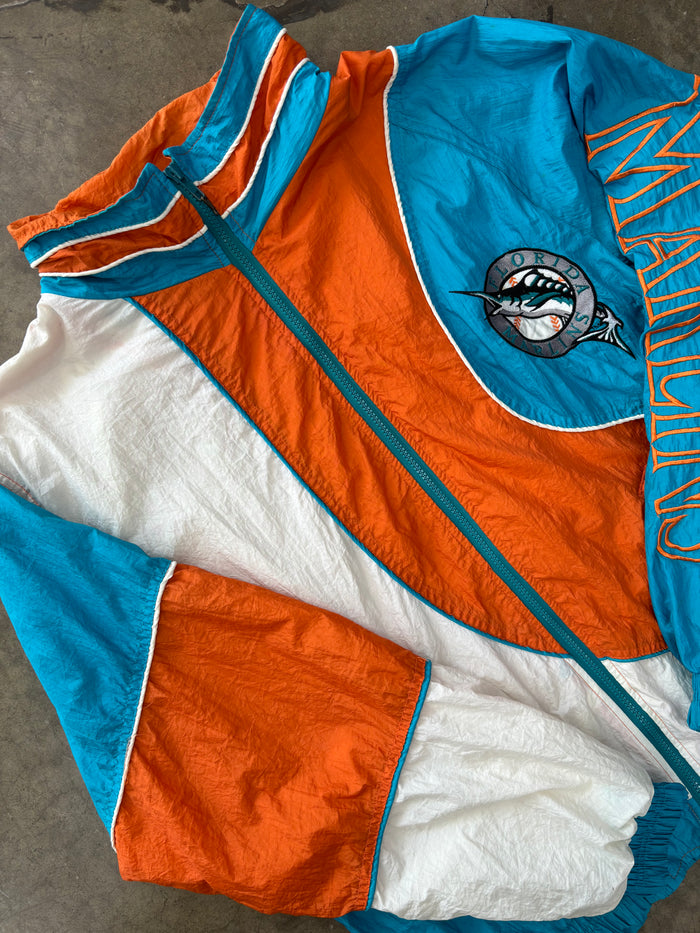 Pro Player Miami Marlins Windbreaker Color Block