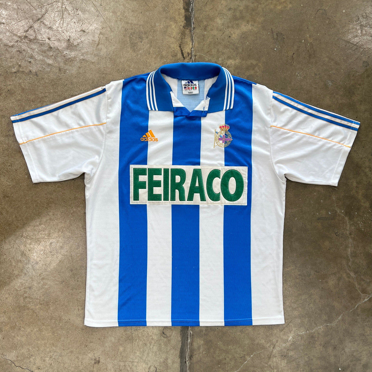 1999 Adidas Deportivo de la Coruna Feiraco Soccer Jersey