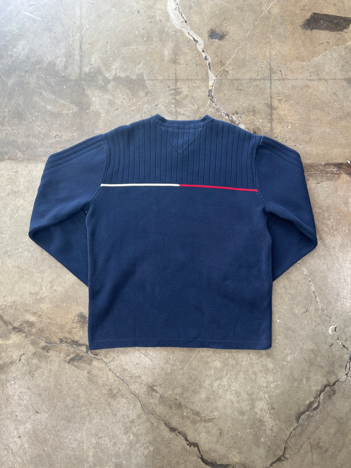 90s Tommy Hilfiger Stripe Ribbed Knit Sweater