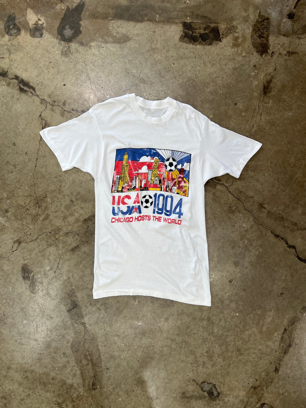 1994 USA Soccer Chicago World Cup Tee
