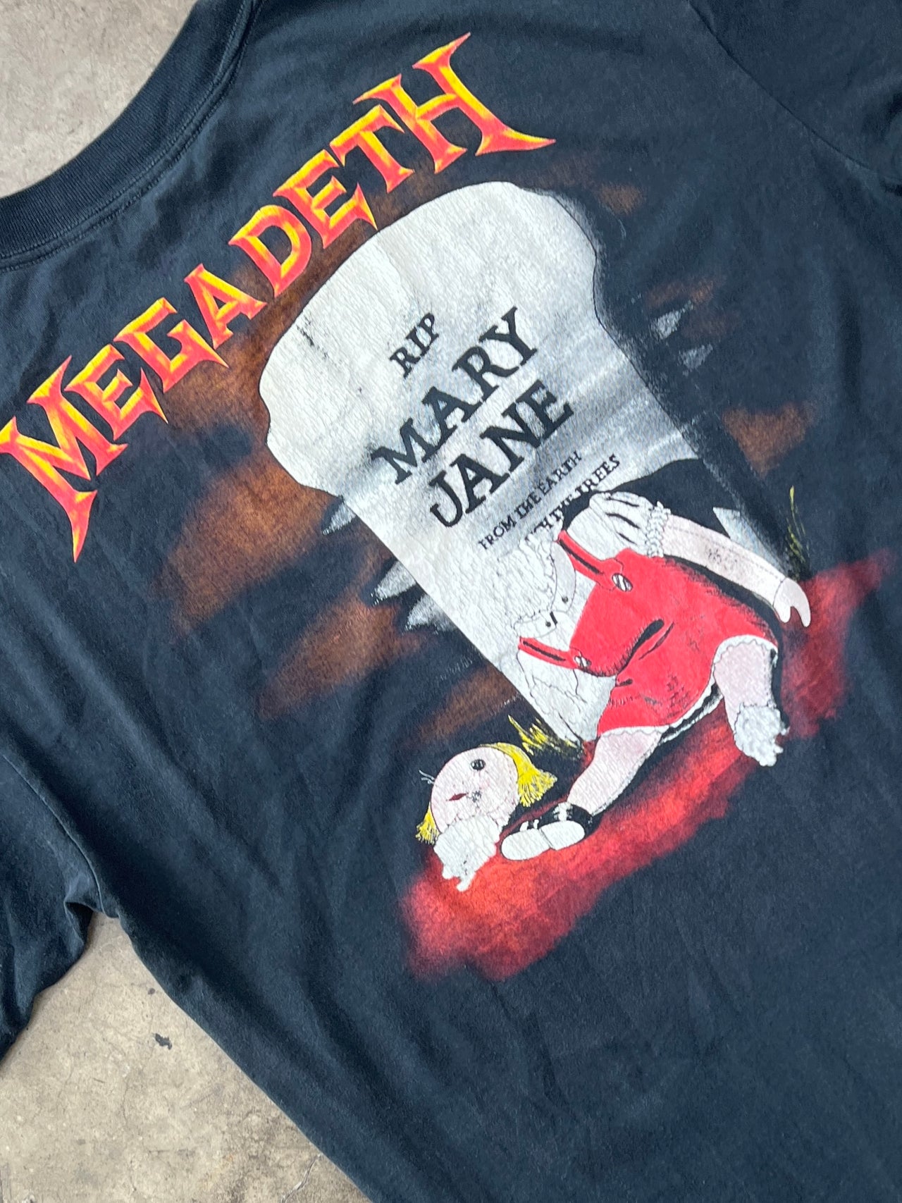 1988 Megadeth Mary Jane Tour Band Tee