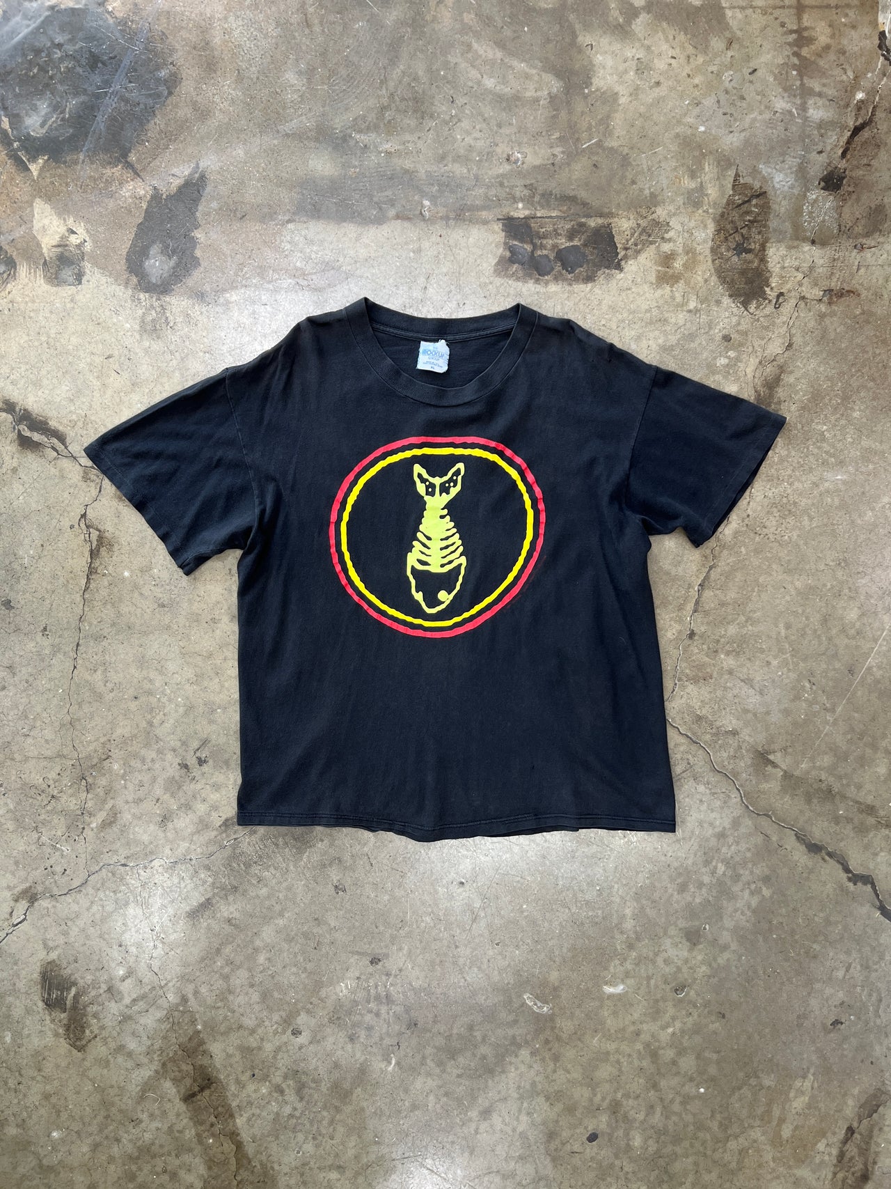 90s Fishbone Band Logo Single Stitch Tee Brockum