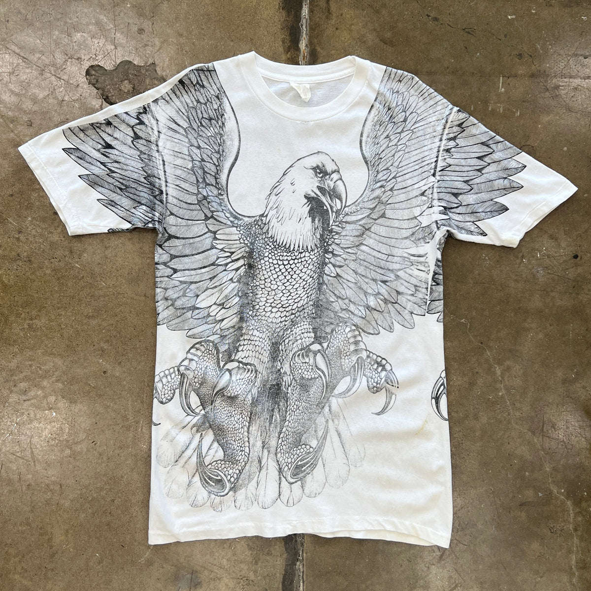 90s AOP Bald Eagle Nature Bird Tee