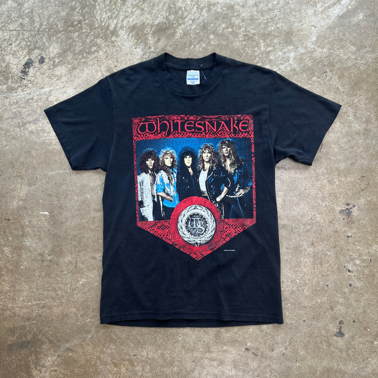 1987 88 White Snake North American Tour Concert Single Stitch Tee