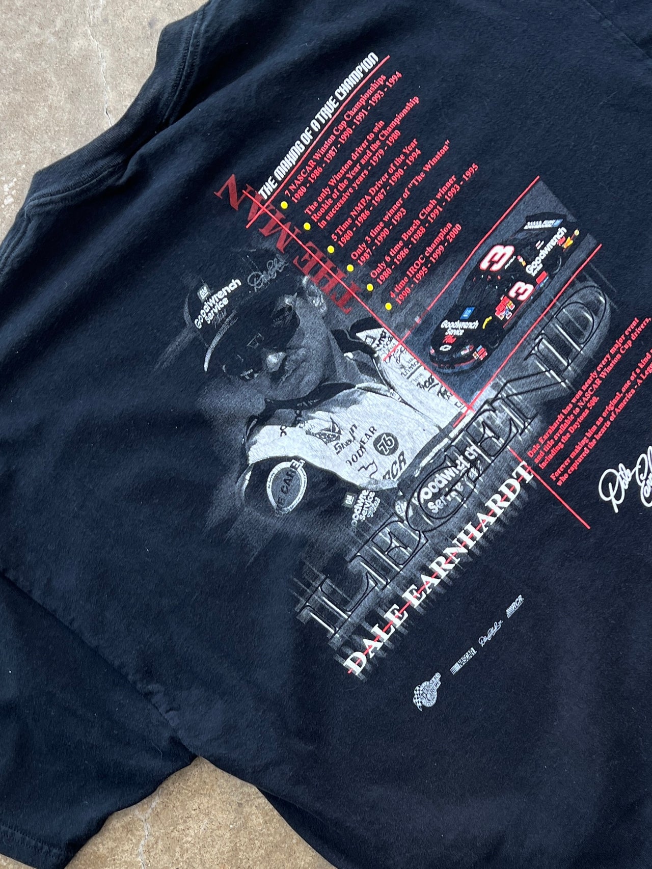 NASCAR Dale Earnhardt Legend Tribute Winners Circle Tee