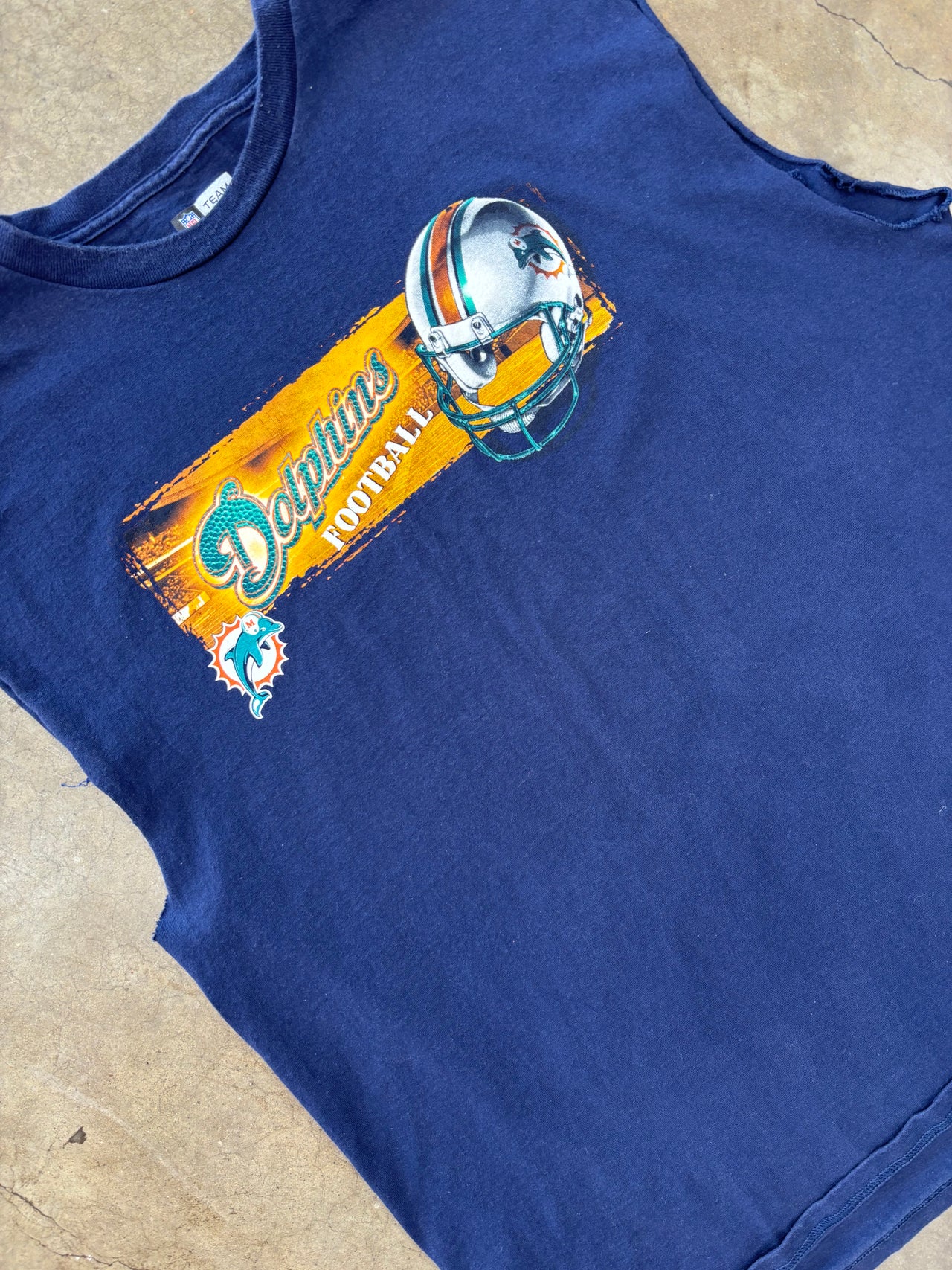 Miami Dolphins Cut Sleeve Tee