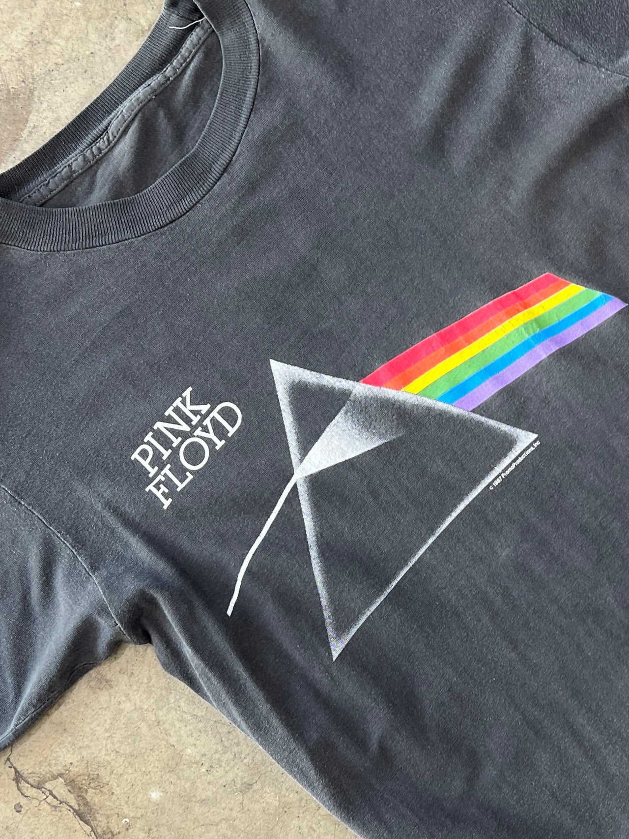 1987 Pink Floyd  Dark Side of the Moon Tour Tee