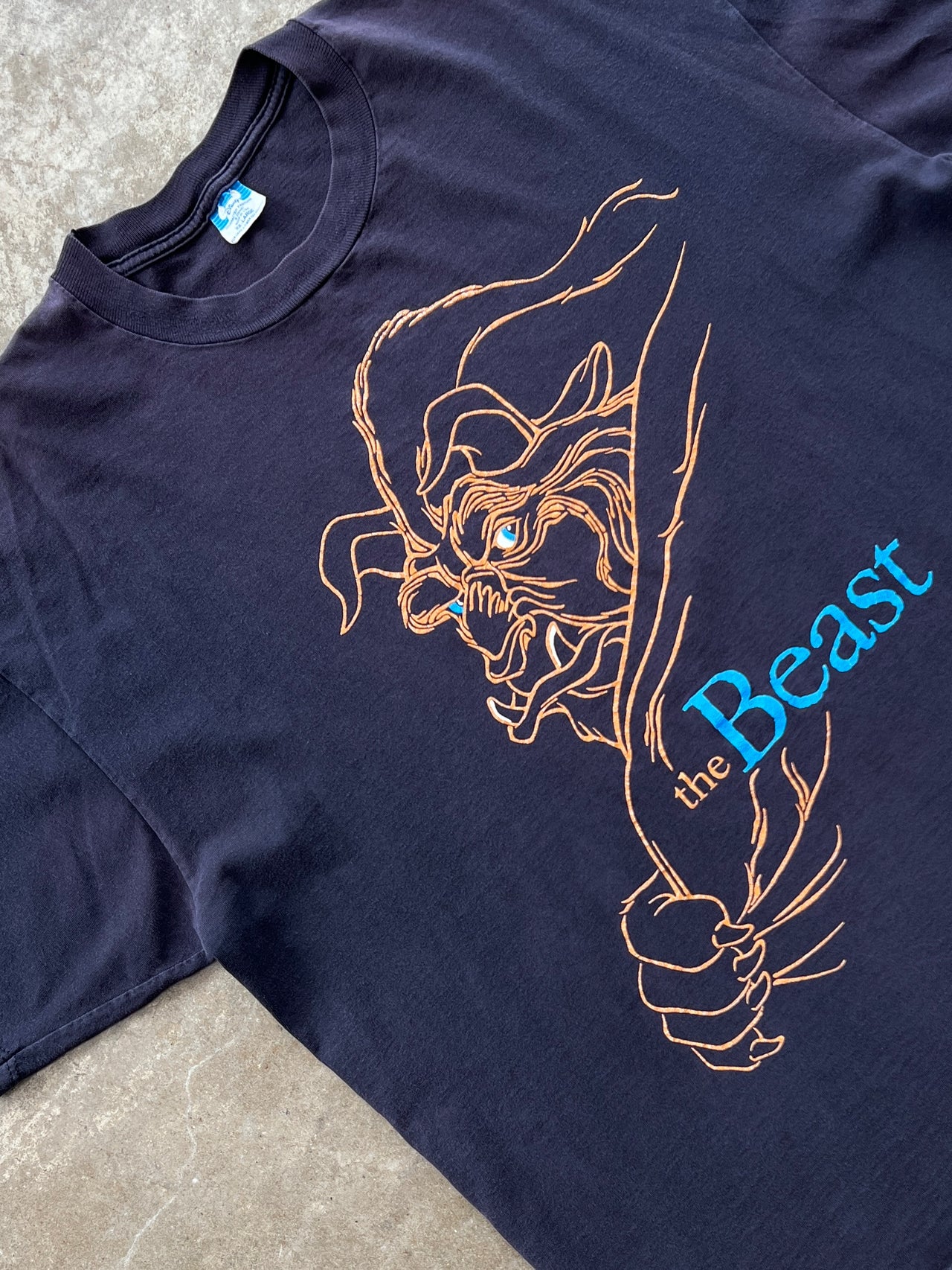 1990 Disney Beauty & The Beast Movie Tee