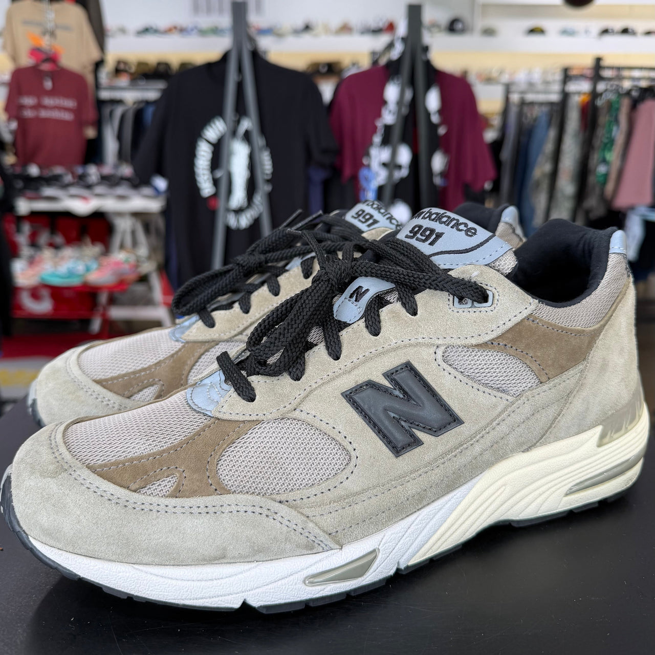 New Balance 991 MiUK JJJJound Grey Olive (2023)