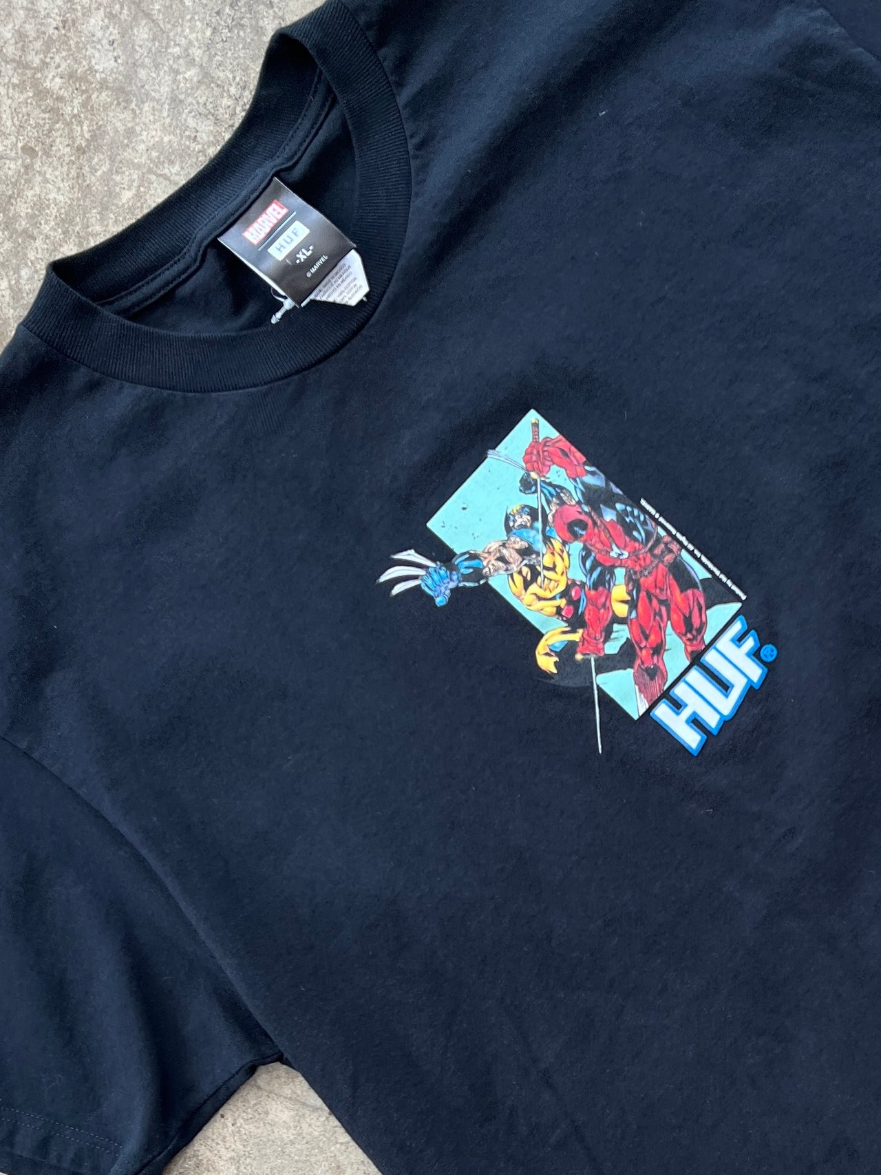 HUF x Marvel Deadpool and Wolverine Hack 'n Slash Tee